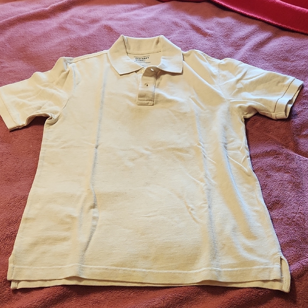 Old Navy Cream Polo Shirt Classic Style